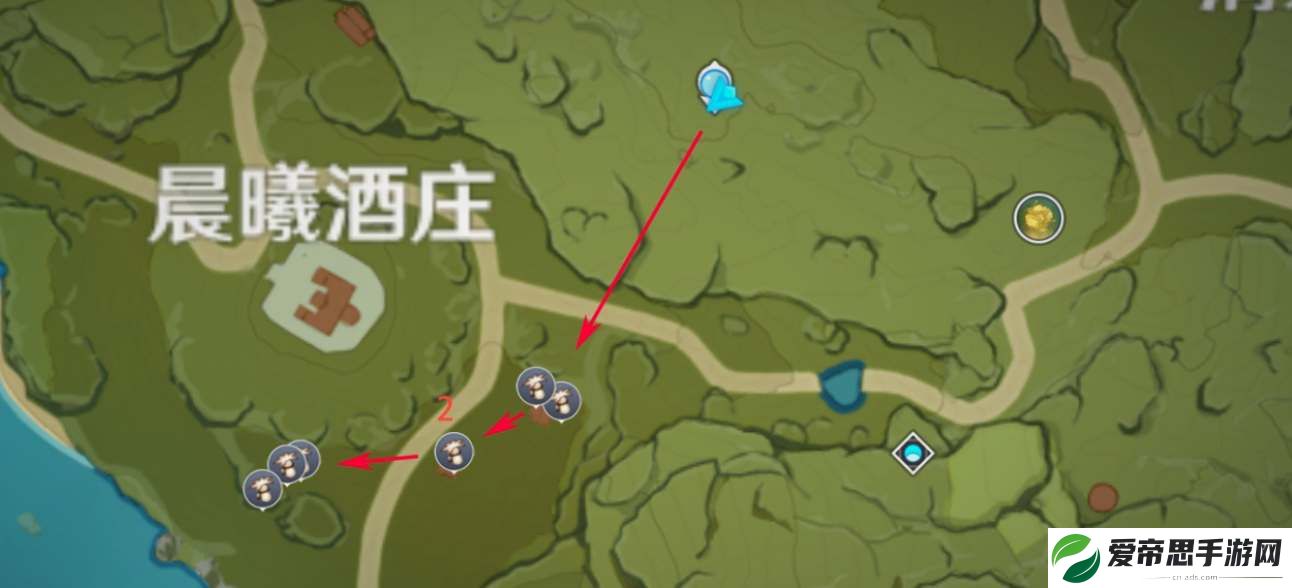 原神慕风蘑菇采集路线图2023