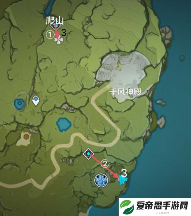 原神蒲公英籽高效采集路线图2023