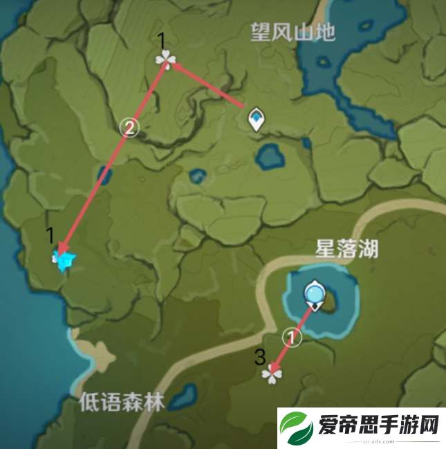 原神蒲公英籽高效采集路线图2023