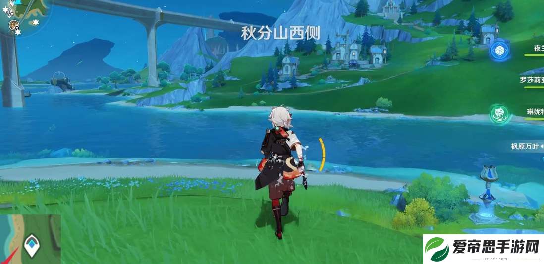 原神秋分山西侧水神瞳分布位置