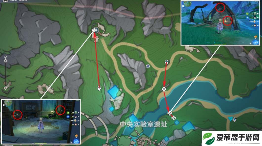 原神子探测单元采集路线图分享