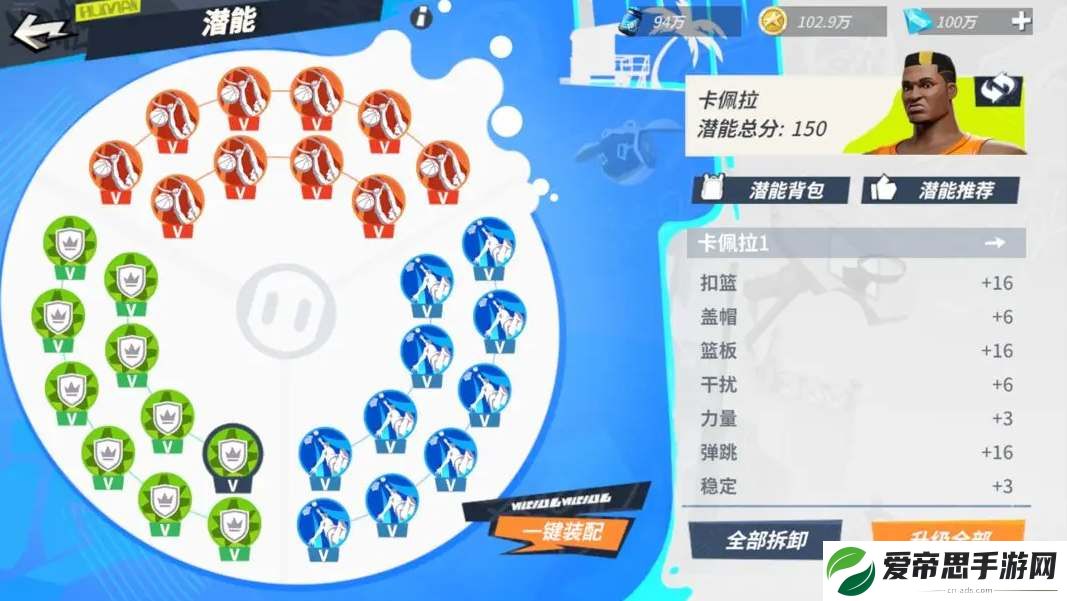 全明星街球派对卡佩拉天赋加点攻略