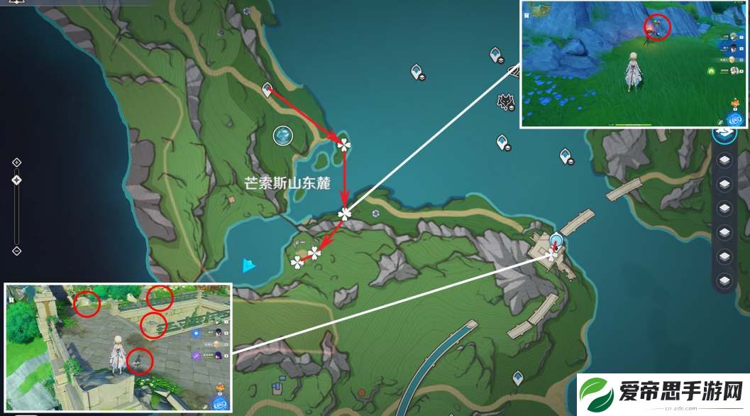 原神子探测单元采集路线图分享