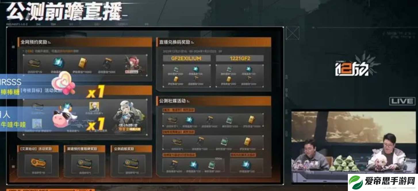 少女前线2追放公测礼包兑换码汇总
