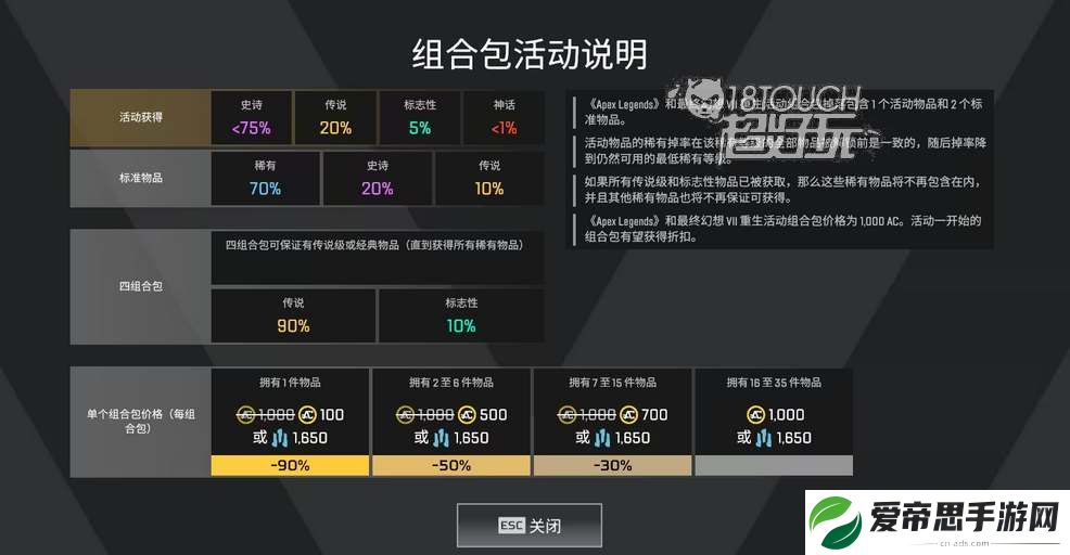 apex最终幻想联动保底多少钱