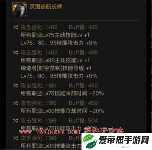 dnf深潜裤子毕业属性词条推荐