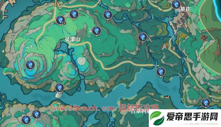 原神沉玉谷沧灵鲤分布图大全