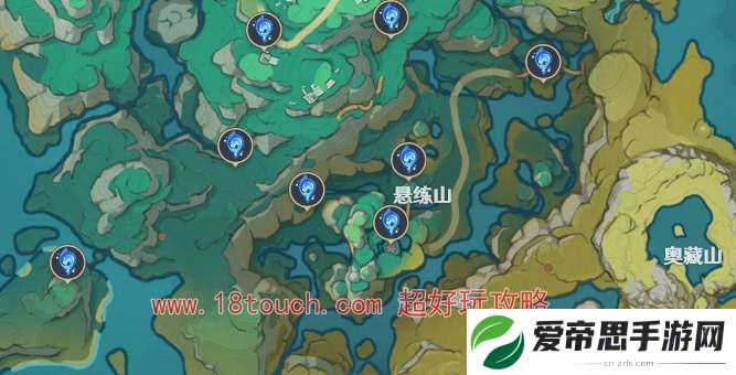 原神沉玉谷沧灵鲤分布图大全