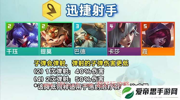 云顶之弈s11迅捷射手羁绊介绍