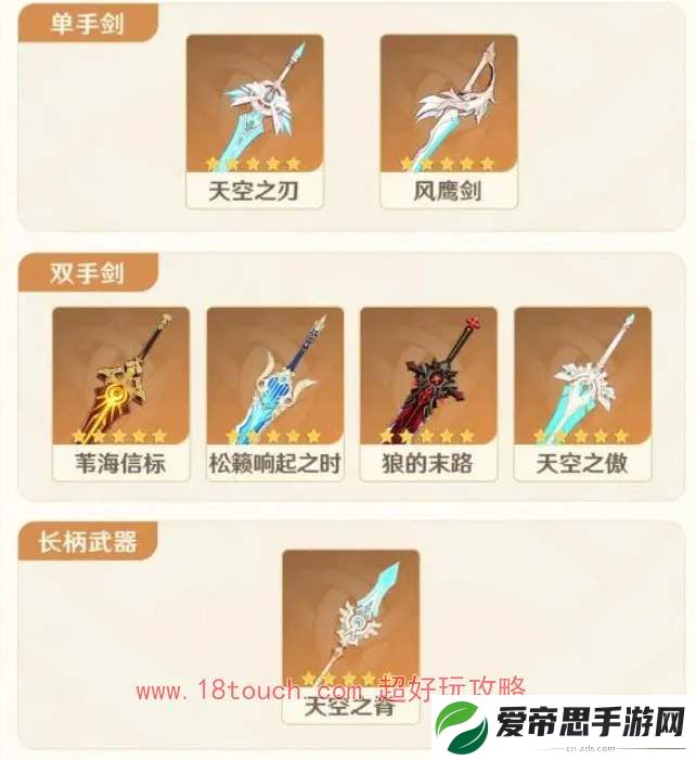 原神集录祈愿武器抽什么好