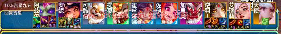 云顶之弈s11吉星九五阵容攻略