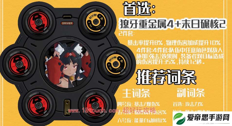 绝区零猫又驱动盘搭配攻略