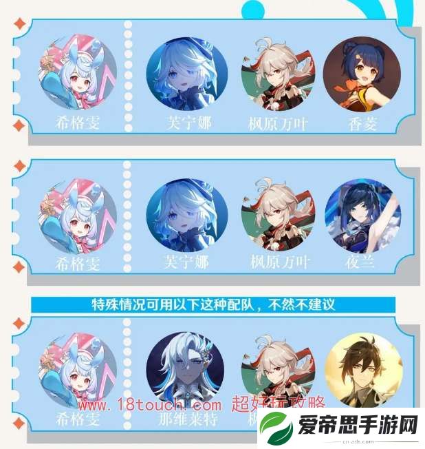 原神希格雯阵容配队攻略