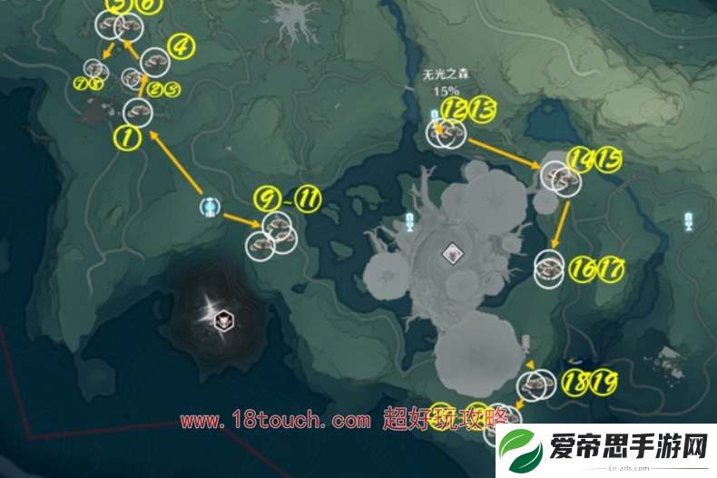 鸣潮手游云芝采集路线图一览